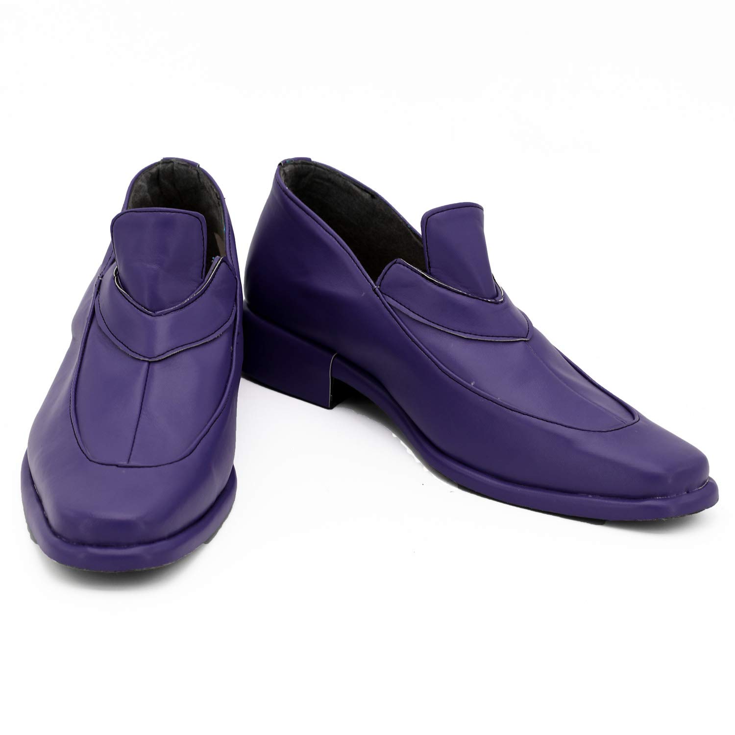 JoJo Leone Abbacchio Cosplay Shoes Men's Shoes Purple Shoes Comic Con Hallowee