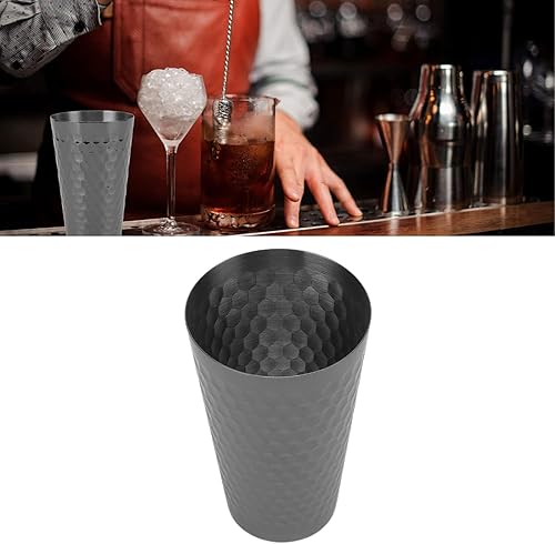 Miniatura 6 de Vasos de acero inoxidable, tazas de Moscú Mule irrompibles, vasos reutilizables de metal inastillables para bar y hogar (negro)