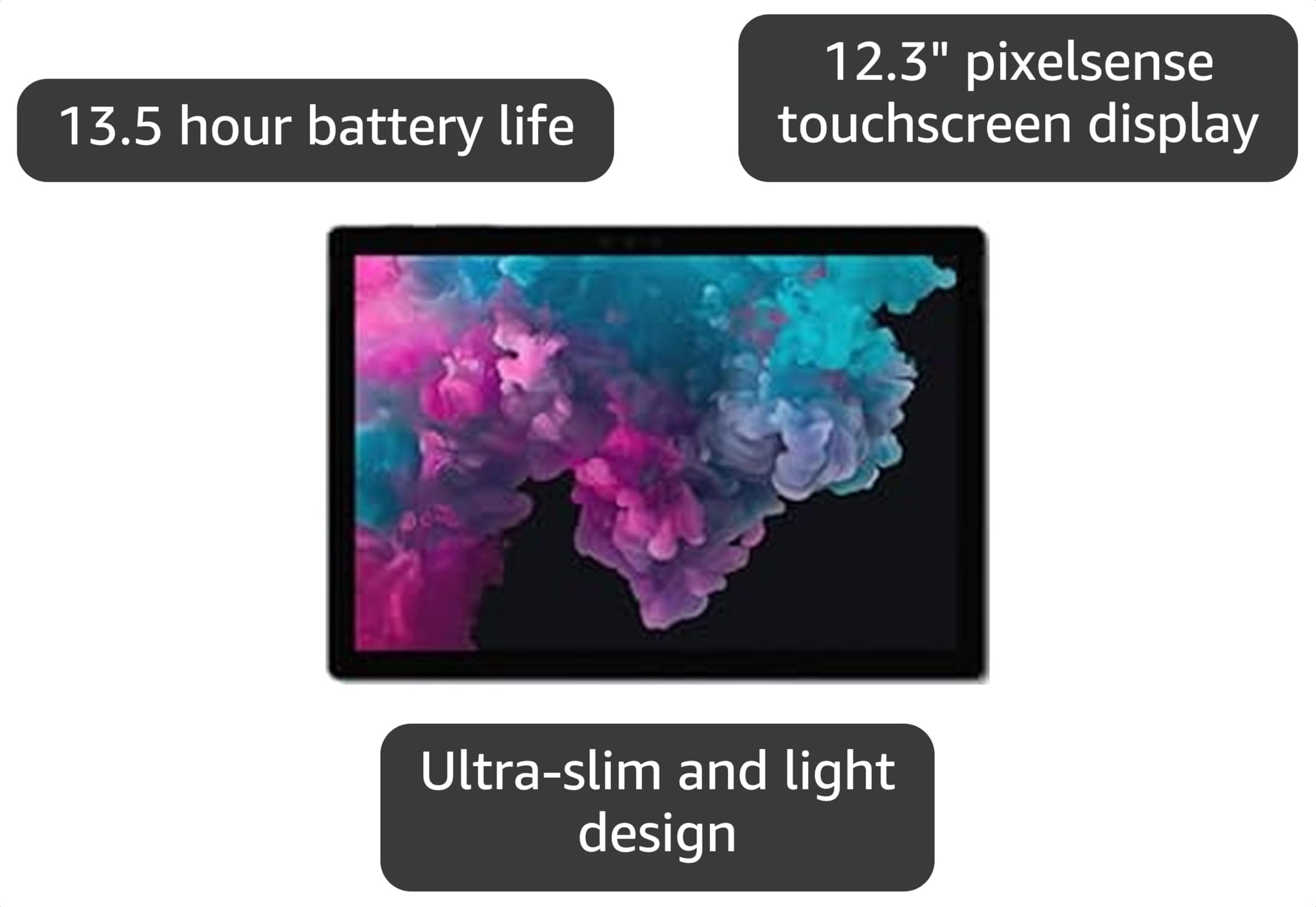 Amazon.com : Microsoft Surface Pro 6 (Intel Core i7, 8GB RAM, 256