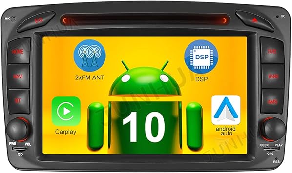 Android 10 Carplay Android Auto 2g 32gb Rohm Dsp Bluetooth 5 0 Dual Tuner Autoradio 7 Dvd Gps Navigation Fur Mercedes Benz C Clk Klasse W203 W209 C209 W209 Wifi 4g Usb Av Out Amazon De Elektronik Foto