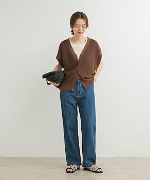 Amazon | [アーバンリサーチ ドアーズ] ベスト リネンライクV