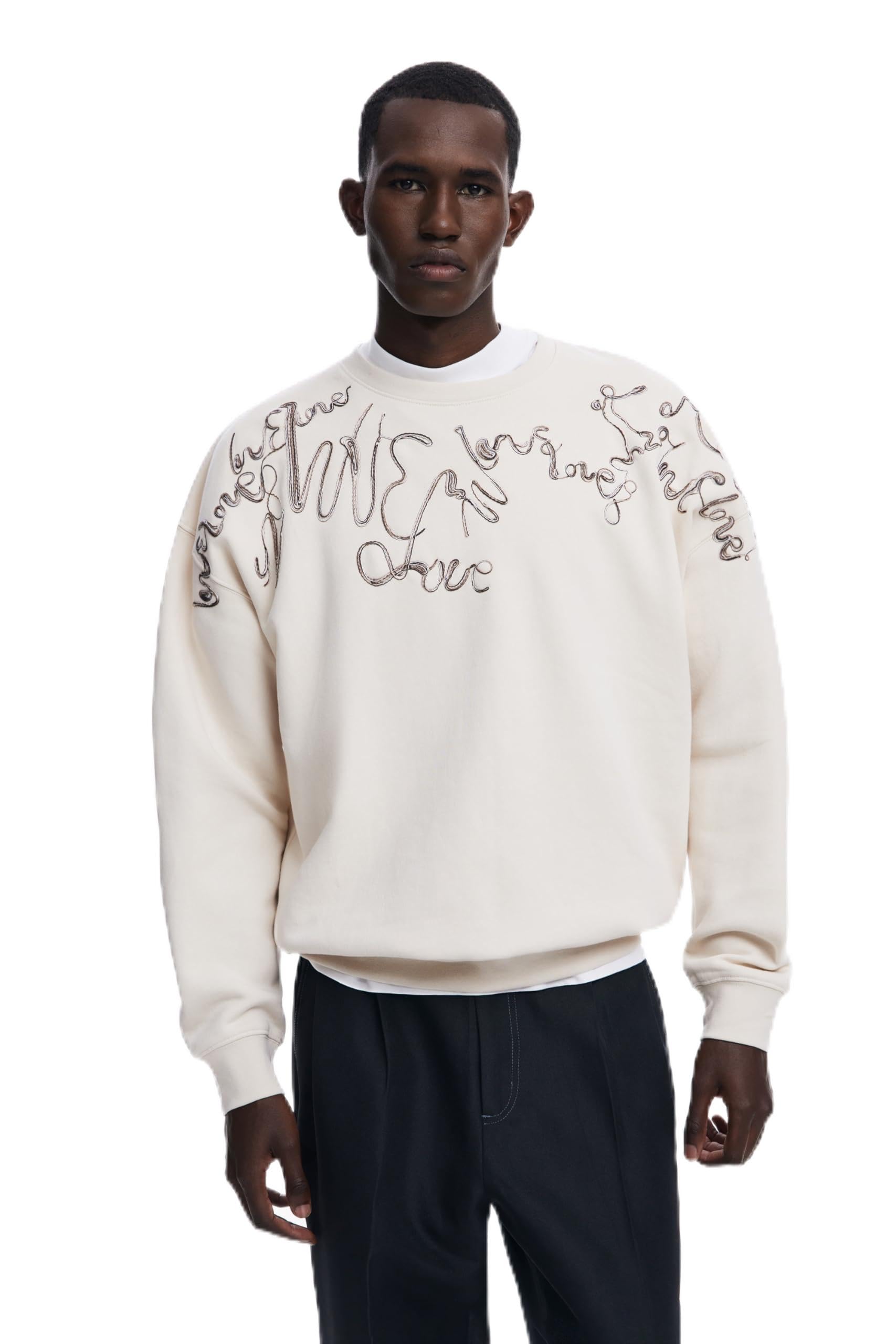 Desigual SWEAT_SEAN, 1001 RAW, XL White