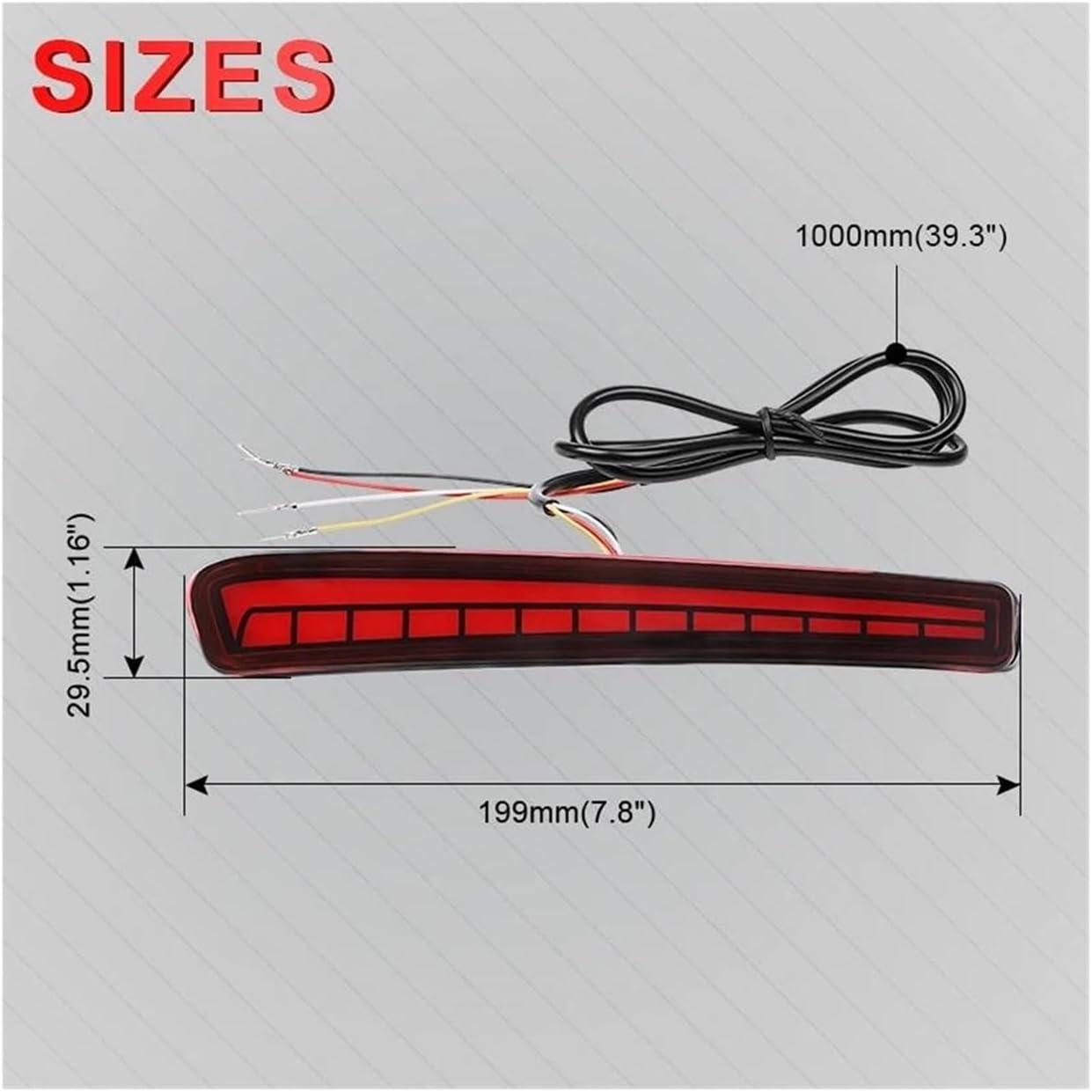 Tail Brake Light Rear Bumper Led Turn Signal Lamp Flowing Water Us Version For Toyota For Corolla For Sedan 2020