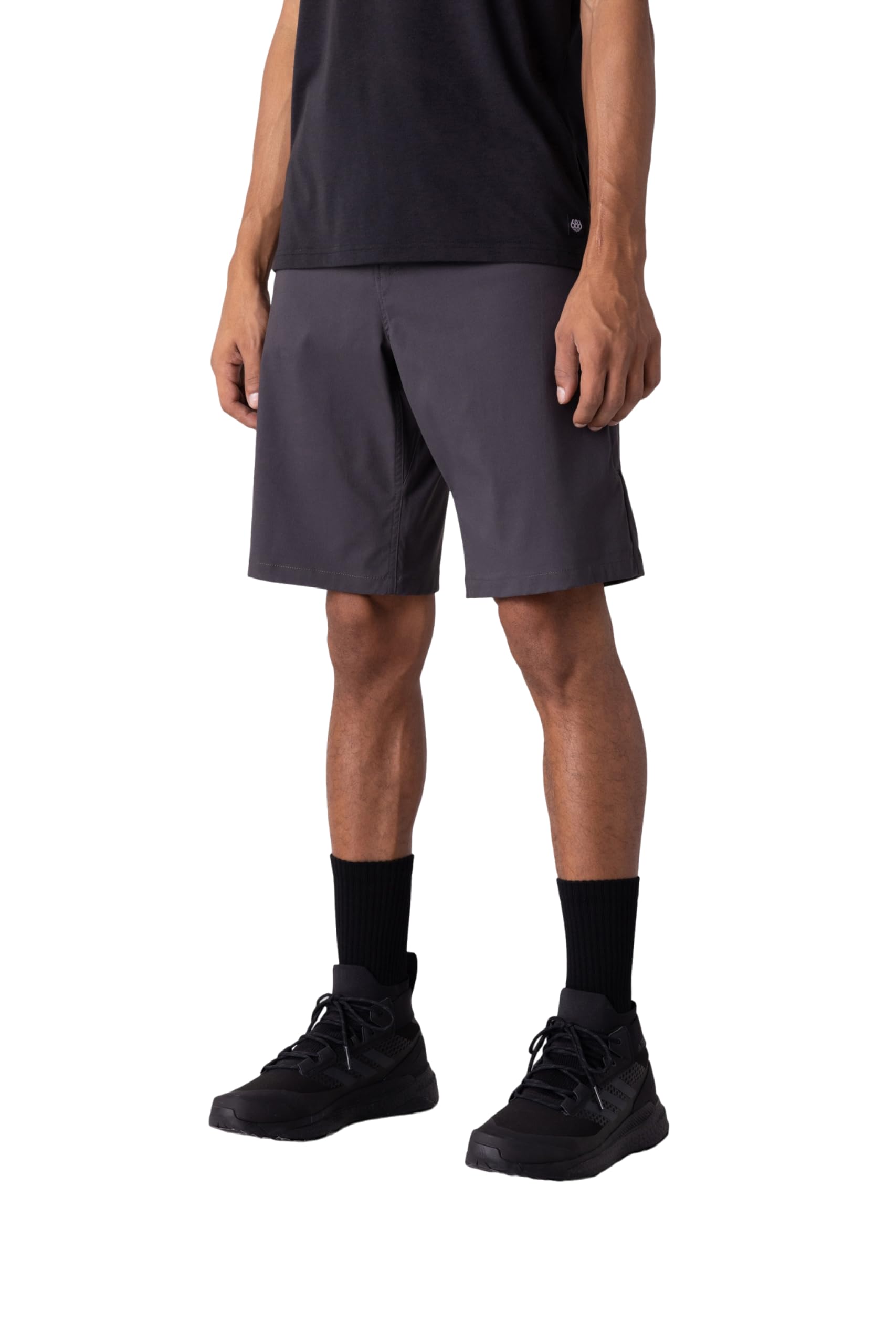 686 Men's Everywhere Hybrid Short - Relaxed Fit - Quick-Drying Classic Shorts - 10 Pocket Design