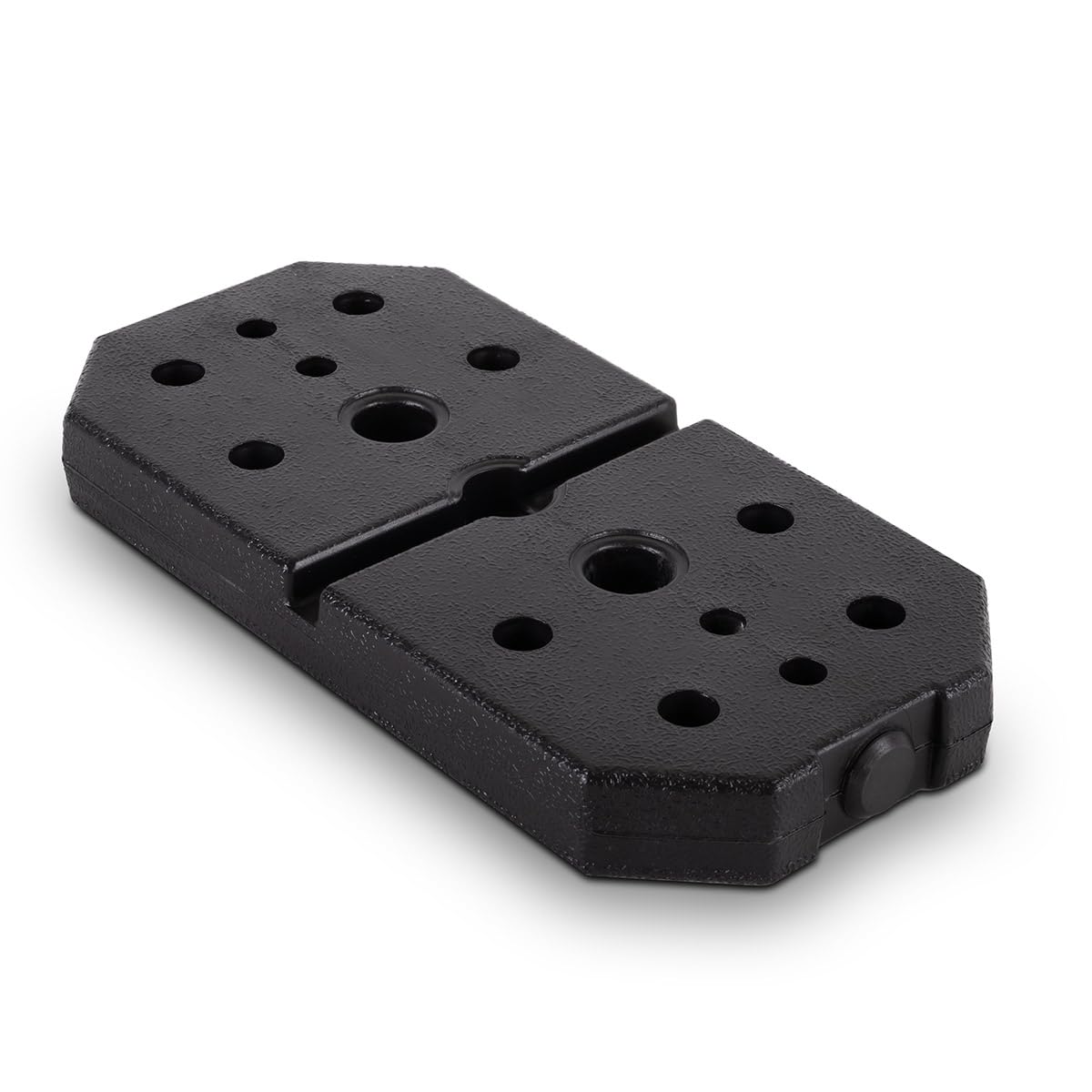 Pack 9 Pesas Rectangulares para Máquina Multifunción Musculación Interior de Cemento Prensado Recubrimiento de Plástico GYMDISK FITFIU Fitness