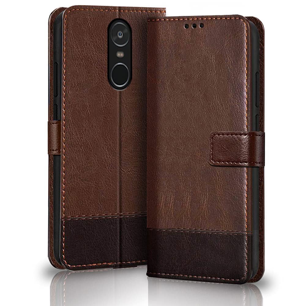 TheGiftKart Flip Back Cover Case for Redmi Note 4 Flip Back Cover Case Dual-Color Leather Finish | Inbuilt Stand & Pockets | Wallet Style Flip Case for Redmi Note 4 (Brown & Coffee) (B09NR4RVSB) Amazon Price History, Amazon Price Tracker