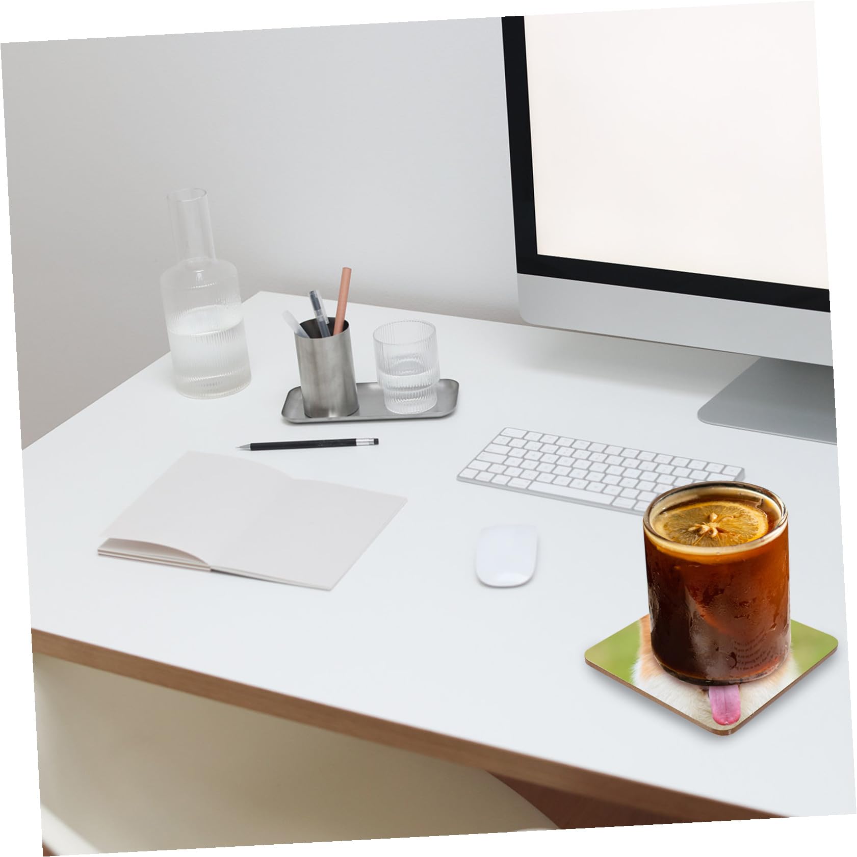Operitacx 12piezas Blank para Sublimación Posavasos De Corcho y Cojines De Taza Personalizables para y