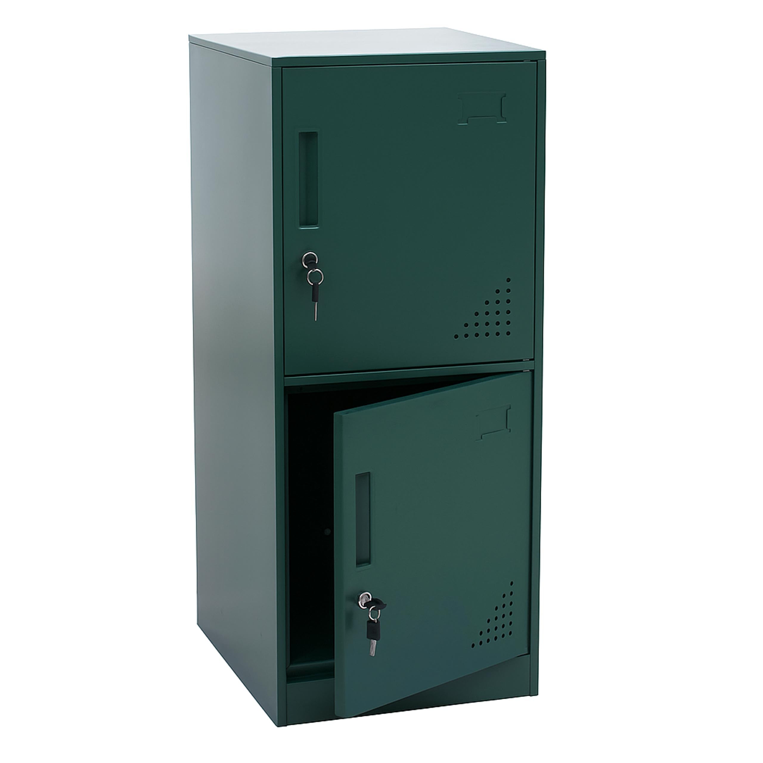 Mendler Szafka HWC-P63 90 x 38 x 45 cm stal - zielona