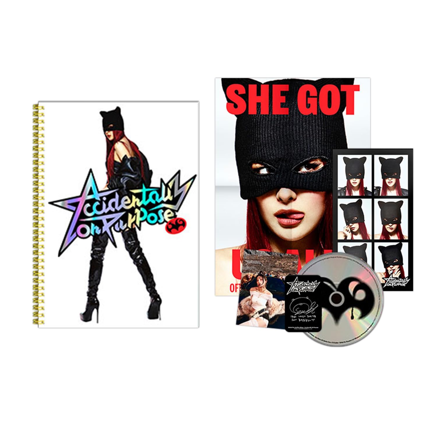 Livre photo K-pop Accidentally on purpose album B Ver avec poster
