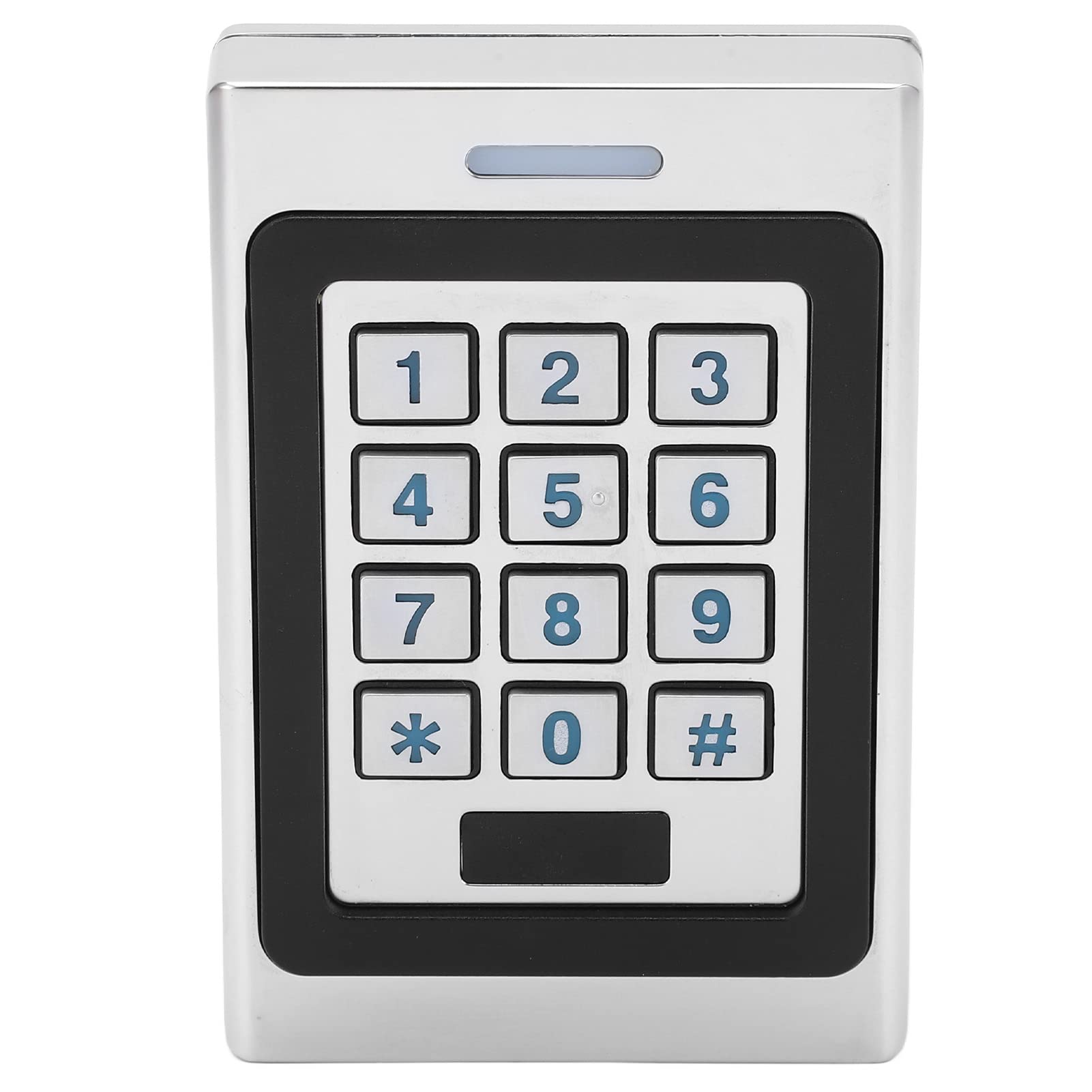 Keyless Entry Keypad, 125KHz Dustproof IP67 Waterproof Low Power Consumption Door Access Control Pad Card Open for Office