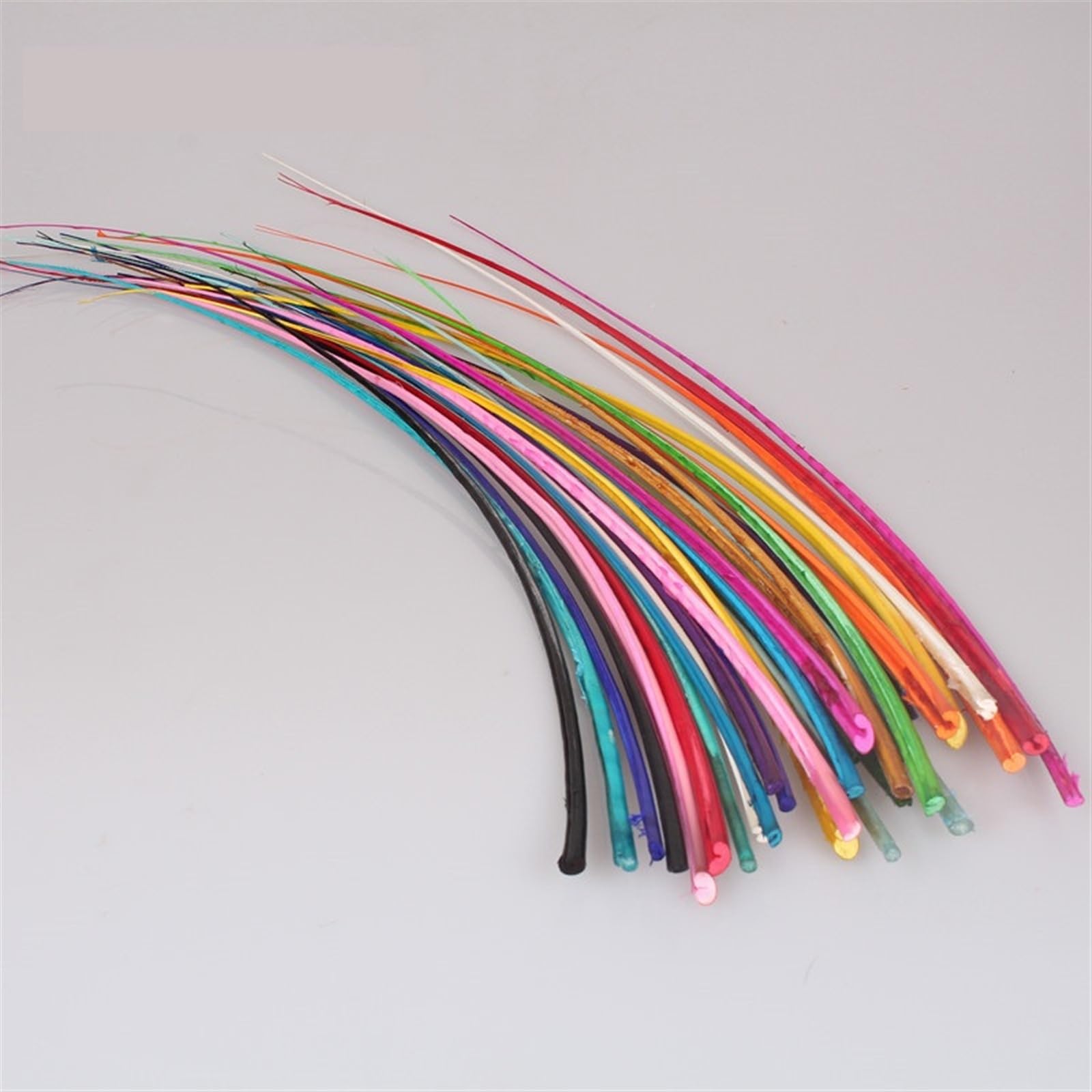 Ventaglio Con Piume Di Struzzo Bordeaux | Viganò Milano 1919 - Foto 7