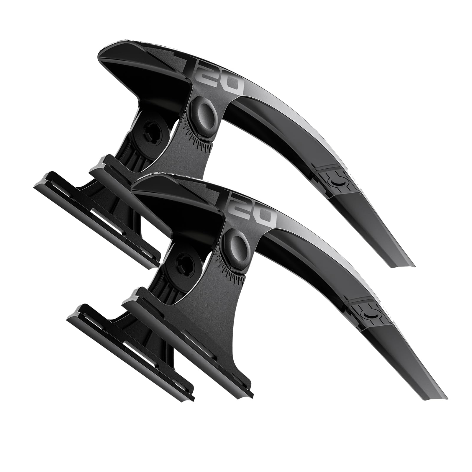 Ayrirel Bike Mudguards, Universal Bike Fender Adjustable Front and Rear Compatible Mudguard for Gravel Bike Road Bike Folding Bicycle (Black-2PCS)