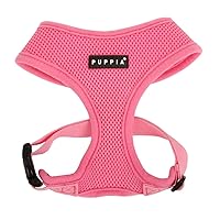 Puppia Pdcf-Ac30-Pk-M - Pettorina Morbida per Cani, Rosa