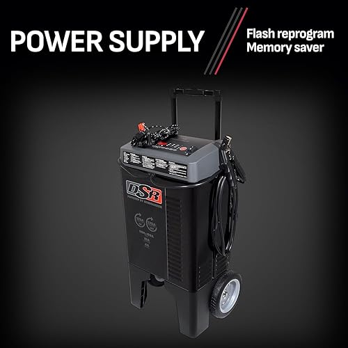 Miniatura 2 de Schumacher Electric DSR Pro Series - Cargador de batería de 6 V  12 V y arrancador de motor - Cargador de batería con ruedas de alta resistencia -