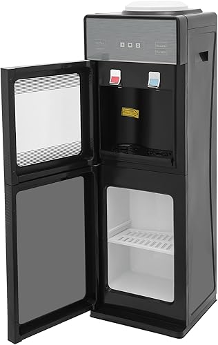 Miniatura 3 de Top Loading Dispensador de agua para botellas de 5 galones, frío caliente y temperatura ambiente, dispensador de enfriador de agua independiente con