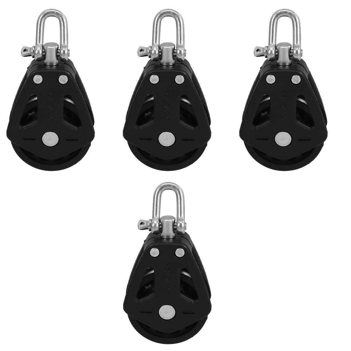 Anneome 4pezzi Pulegge per Sollevamento Puleggia Nylon per Attrezzature Palestra Accessori per e Facile Installare