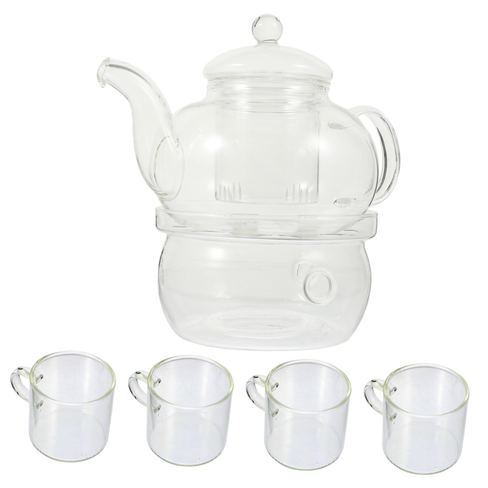 Cabilock Té Con Tetera De Vidrio Colador De Té Accesorios Para Ceremonia De Para Infusiones Salón