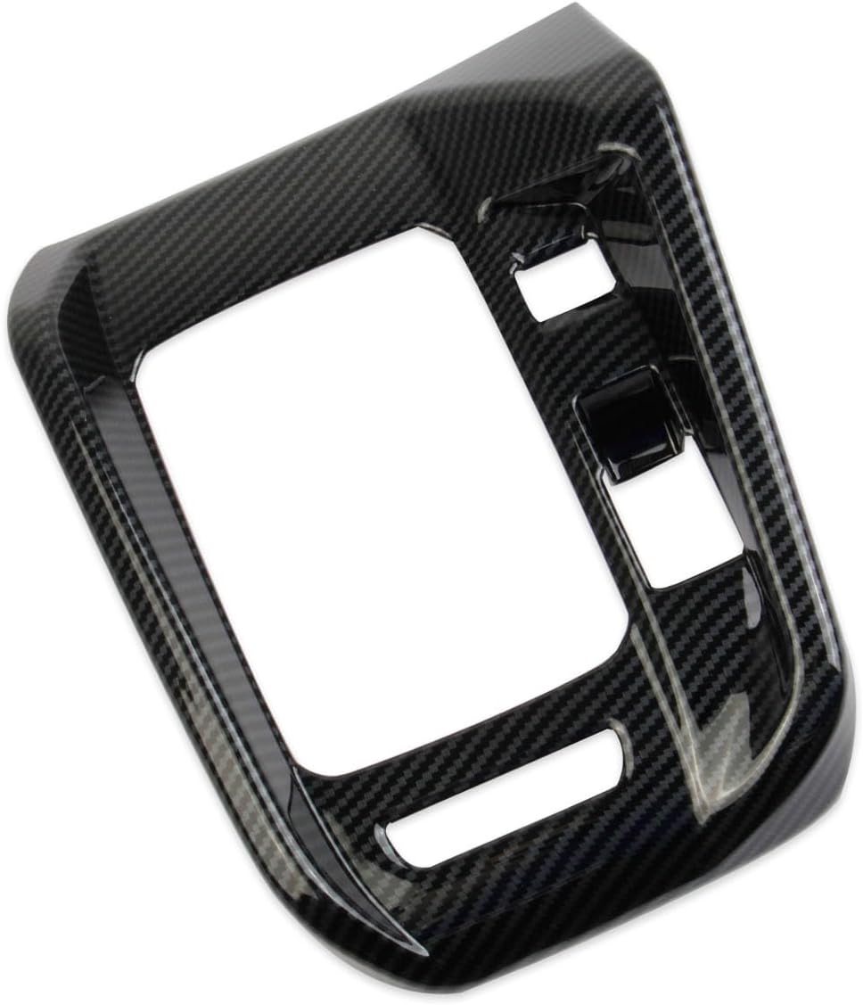 Korlot Carbon Fiber Style Center Console Gear Shift Panel Cover Trim Accessories for Dodge Hornet for Alfa Romeo Tonale