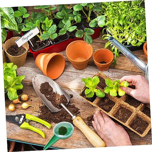 Herramienta de siembra manual ergonómica para jardín 4 piezas miniatura 3