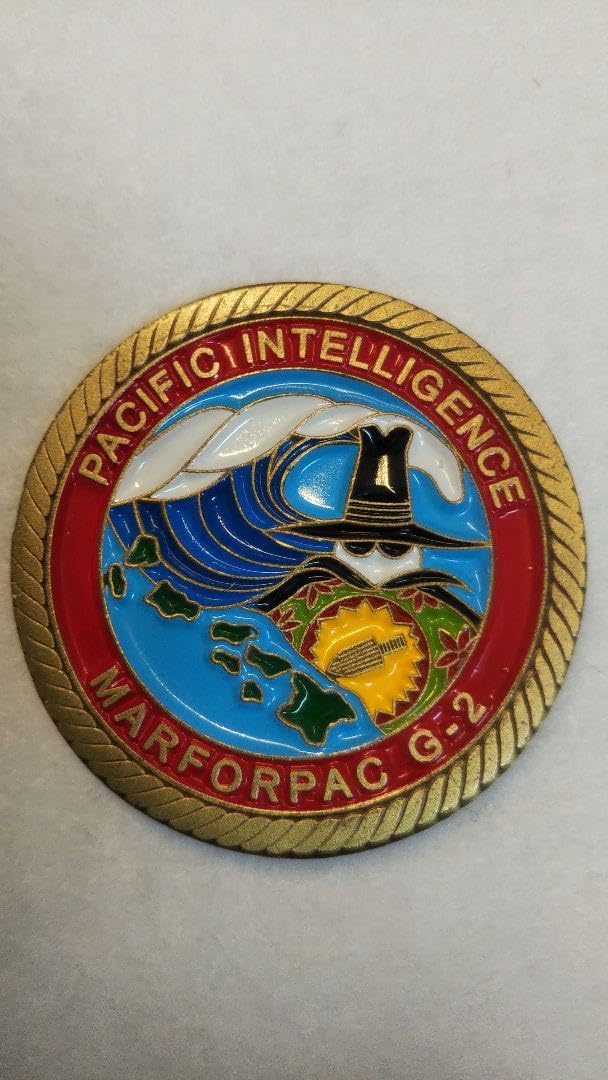 チャレンジメダル⑥ 米海軍 艦隊司令部 米太平洋海兵隊情報部 チャレンジコイン チャレンジメダル⑥ 米海軍