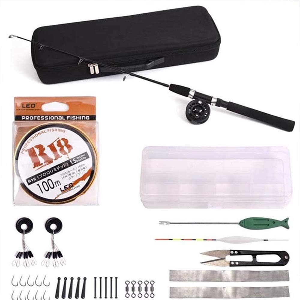 canna da pesca su ghiaccio per walleye