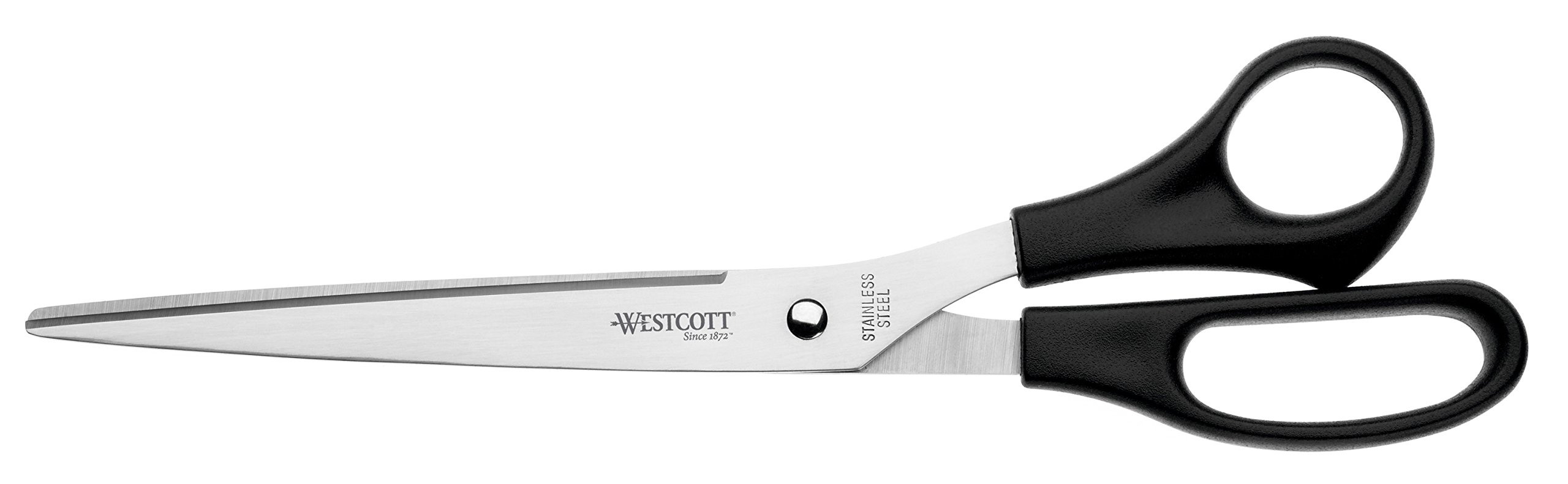 Westcott E-31111 00 - Tijeras de oficina, acero inoxidable, 25 cm, 10 pulgadas, color negro
