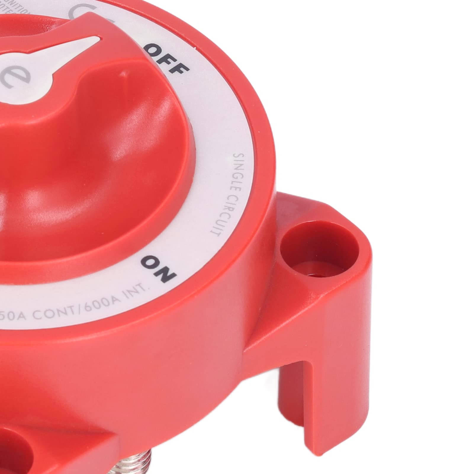 Interrupteur de Batterie KIMISS Blue Sea, Interrupteur de Batterie 350A, Type à Bouton 48VDC, Isolateur de Déconnexion D'alimentation à Circuit Unique pour Remorque de Camion de Voiture de Bateau Mari