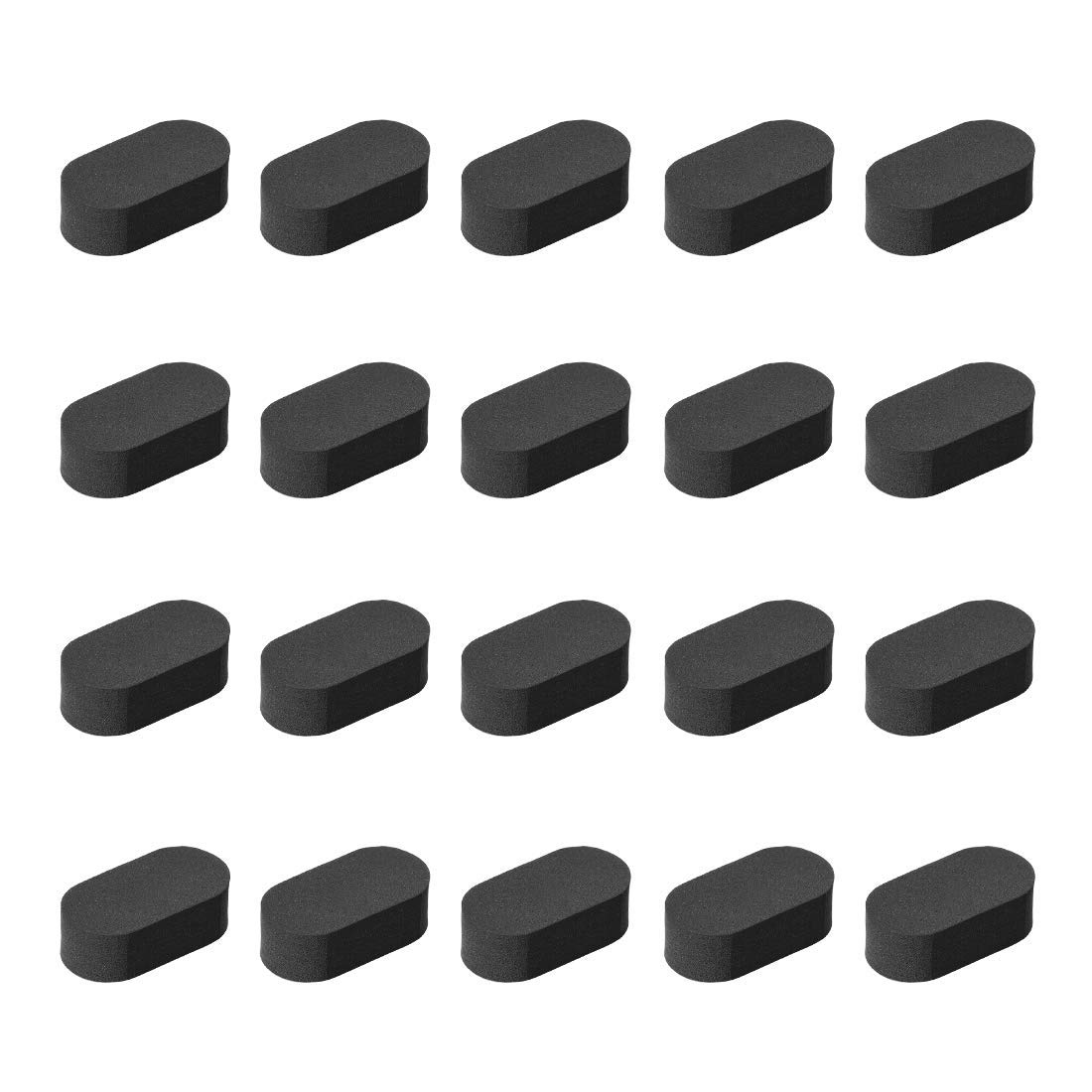 XYWHPGV 20pcs Black Sponge Mat Landing Skid Pad Gear Anti-Vibration Shockproof Foam Sticky Tape for QAV210 QAV250 QAV215(29101 3086c 442c0 9b879 50142 77e1b