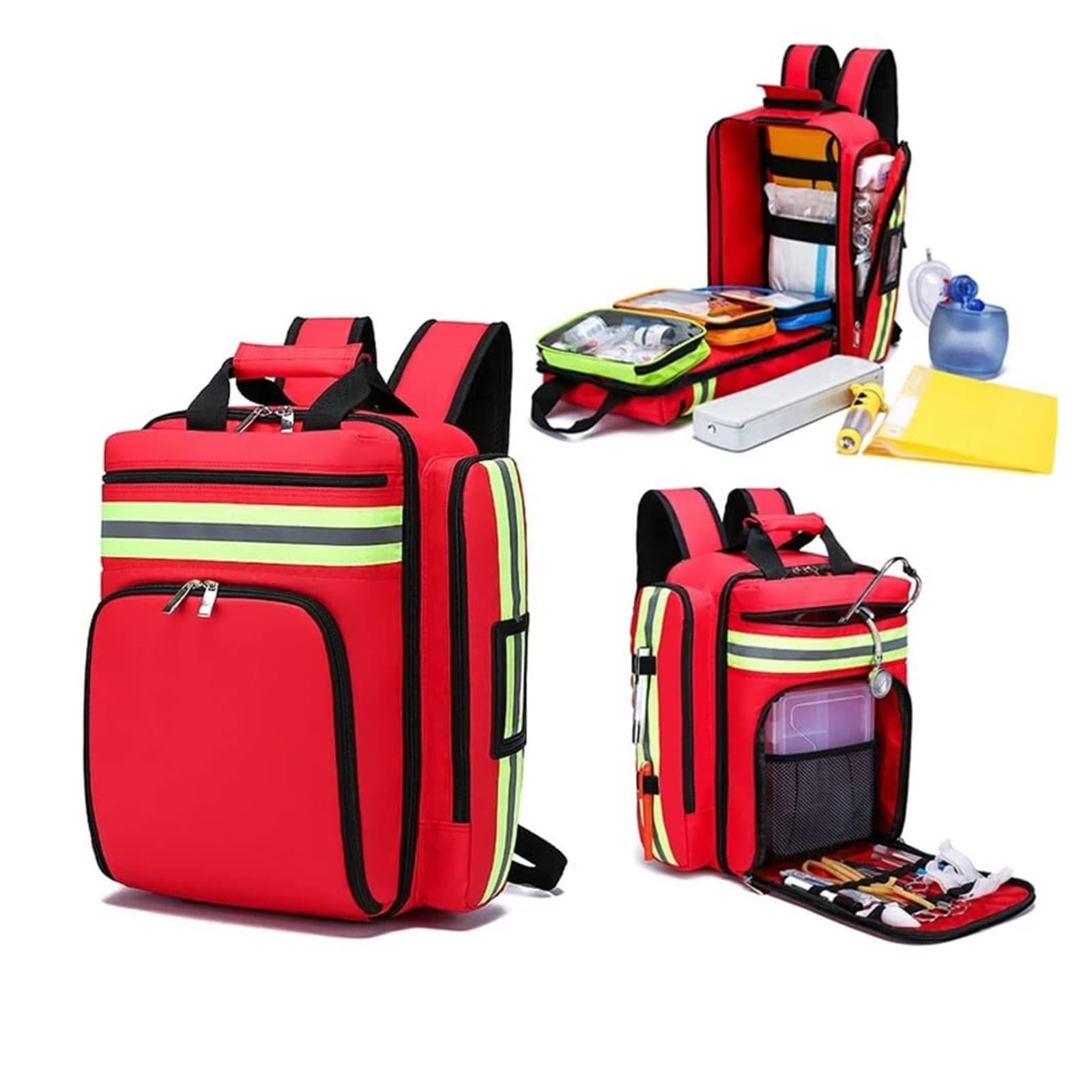 Grande Kit di Primo Soccorso Vuoto - Borsa Medica Impermeabile per Viaggi, Campeggio, Ciclismo, Escursionismo & Emergenze Outdoor