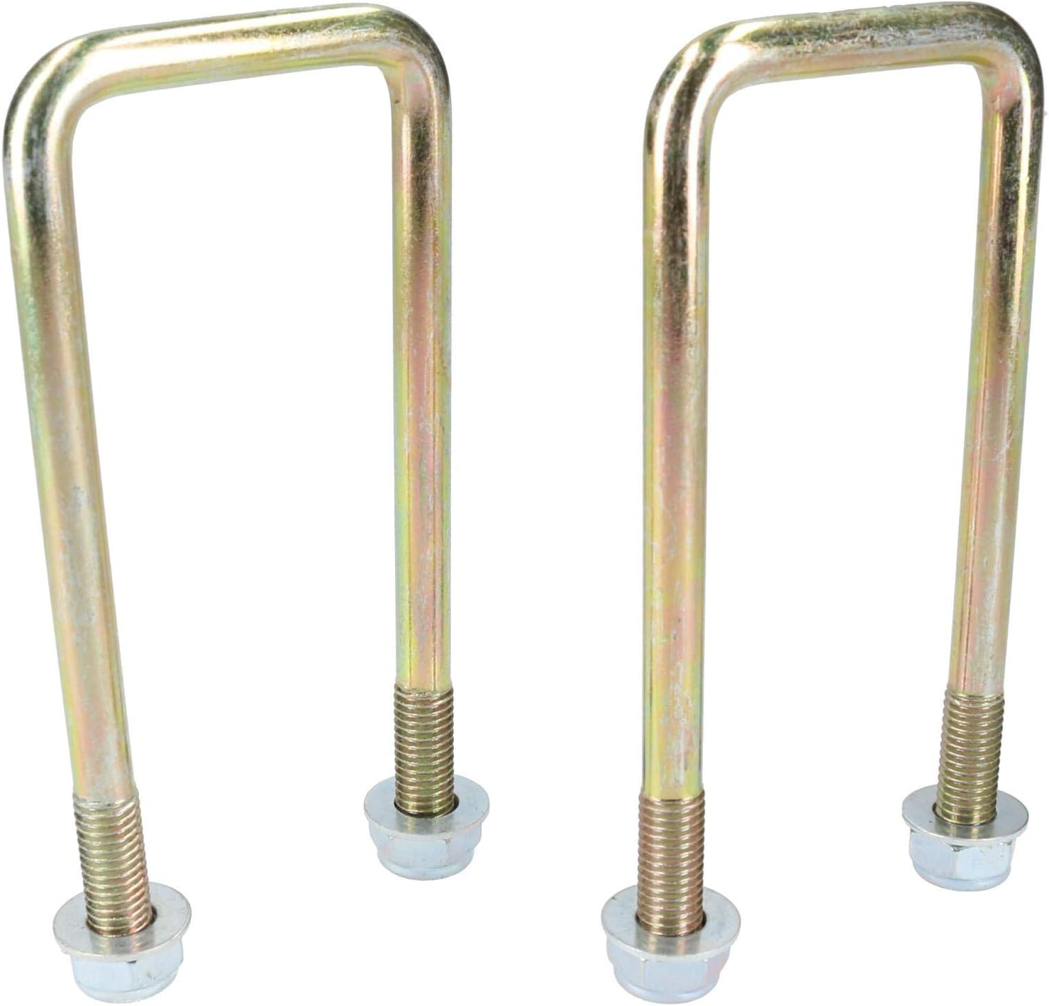 M10 50mm x 130mm U-Bolt/N-Bolt for Trailer 1 PAIR with Nuts HIGH TENSILE UBR07