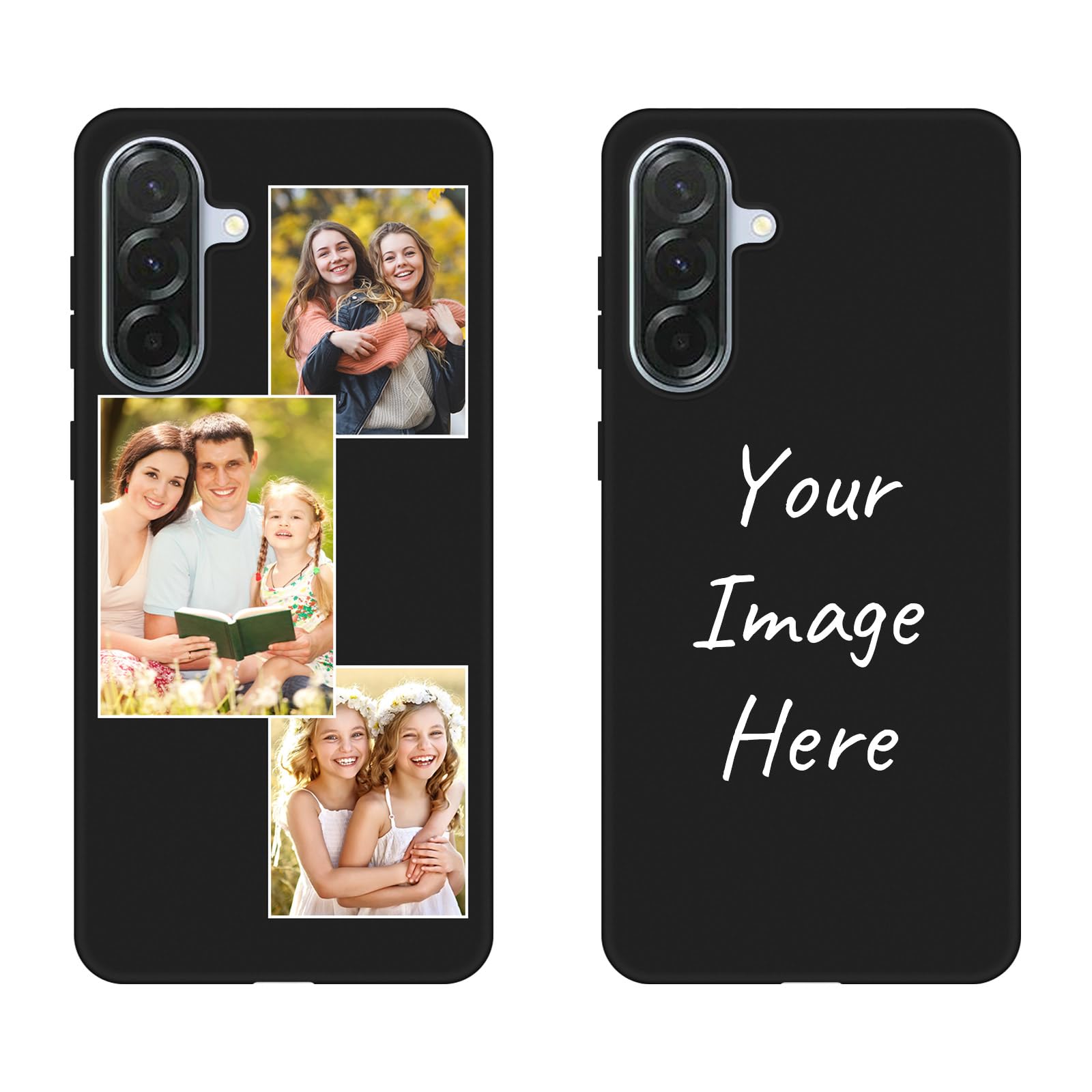 KakaTify Custom Phone Case Compatible with Galaxy A36 5G Personalized Photo Picture Name Text Anti-Scratch Soft TPU Cover Design Your Own Cases for