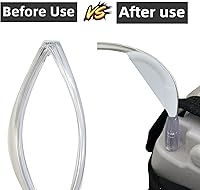 Vista 2 de TEYOUYI Holder for Oxygen Hose,Tubing Strain Reliefs,Tubing Supports for Oxygen Hose,Compatible with Oxygen Concentrator/Portable Oxygen