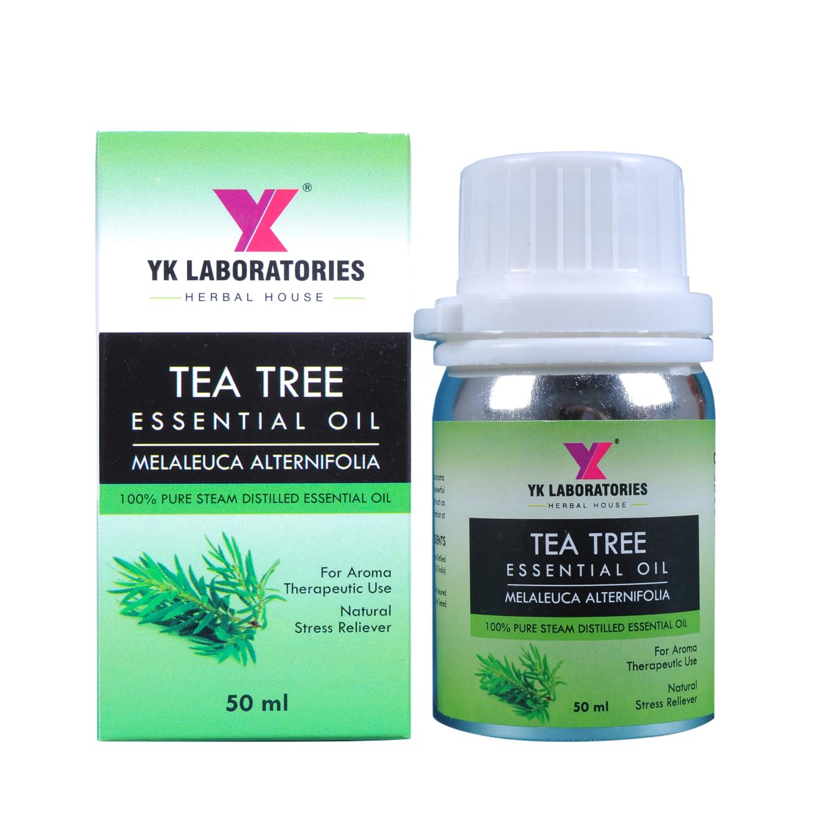 YK Laboratories Tea Tree Essential Oil 100% Pure & Natural | Therapeutic Grade & Undiluted - 50ml (B0CVNFFSBK) Amazon Price History, Amazon Price Tracker