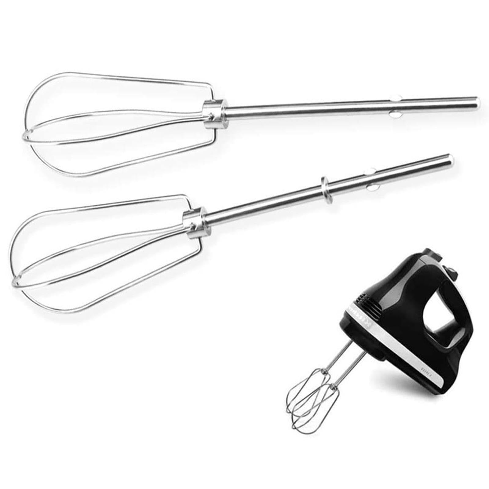 2 varillas para batidora de mano, repuesto de varillas de batidora, varillas para batidoras de mano, repuesto de acero inoxidable, compatible con W10490648, KHM2B, AP5644233, PS4082859