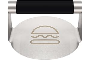 Smash Burger Press 304 Stainless Steel Griddle Smasher
