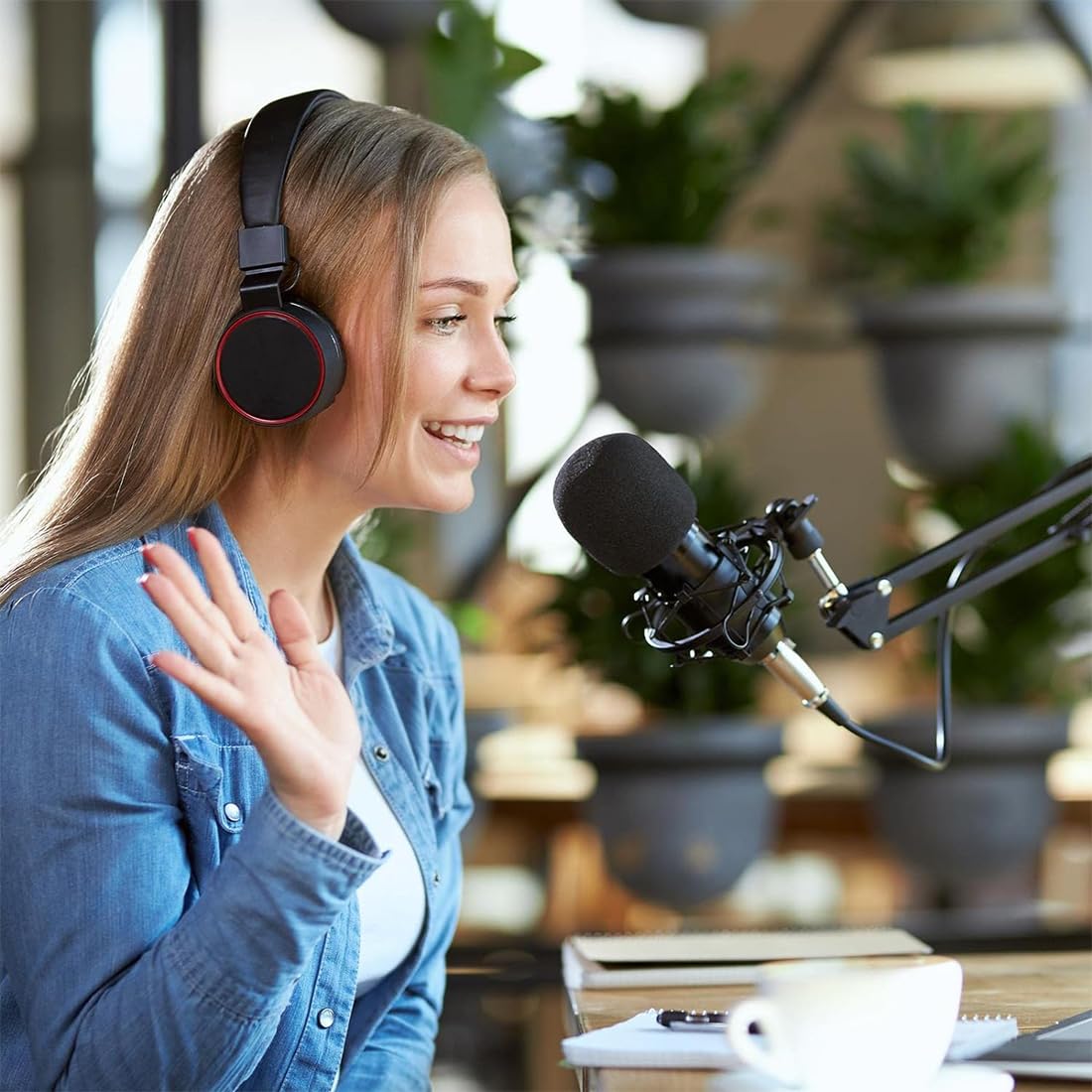 10 Coperture Antivento Per Microfono - Spugna Filtro Antipop Per KTV, Teatro E Registrazioni - Foto 8