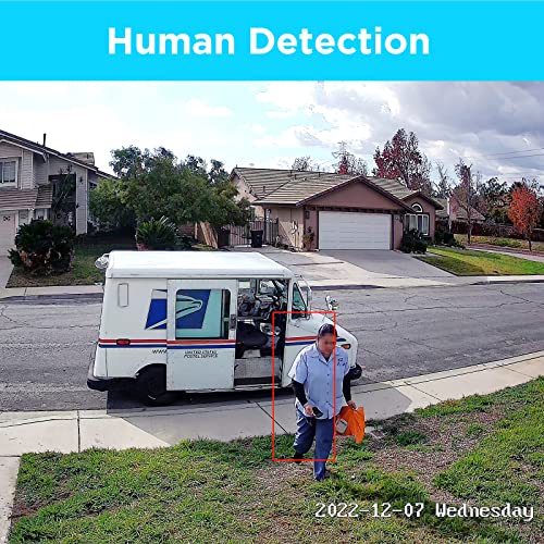 Panoob Security Camera Outdoor/Indoor, Home Ultrahd 4Mp Wired Bullet Surveillance Ip Poe Camera, 2.8Mm Lens 110°Wide Angle, Built-In Microphone, Ip67 Weatherproof, 100Ft Ir Night Vision, Pb37A-4M #TOP4