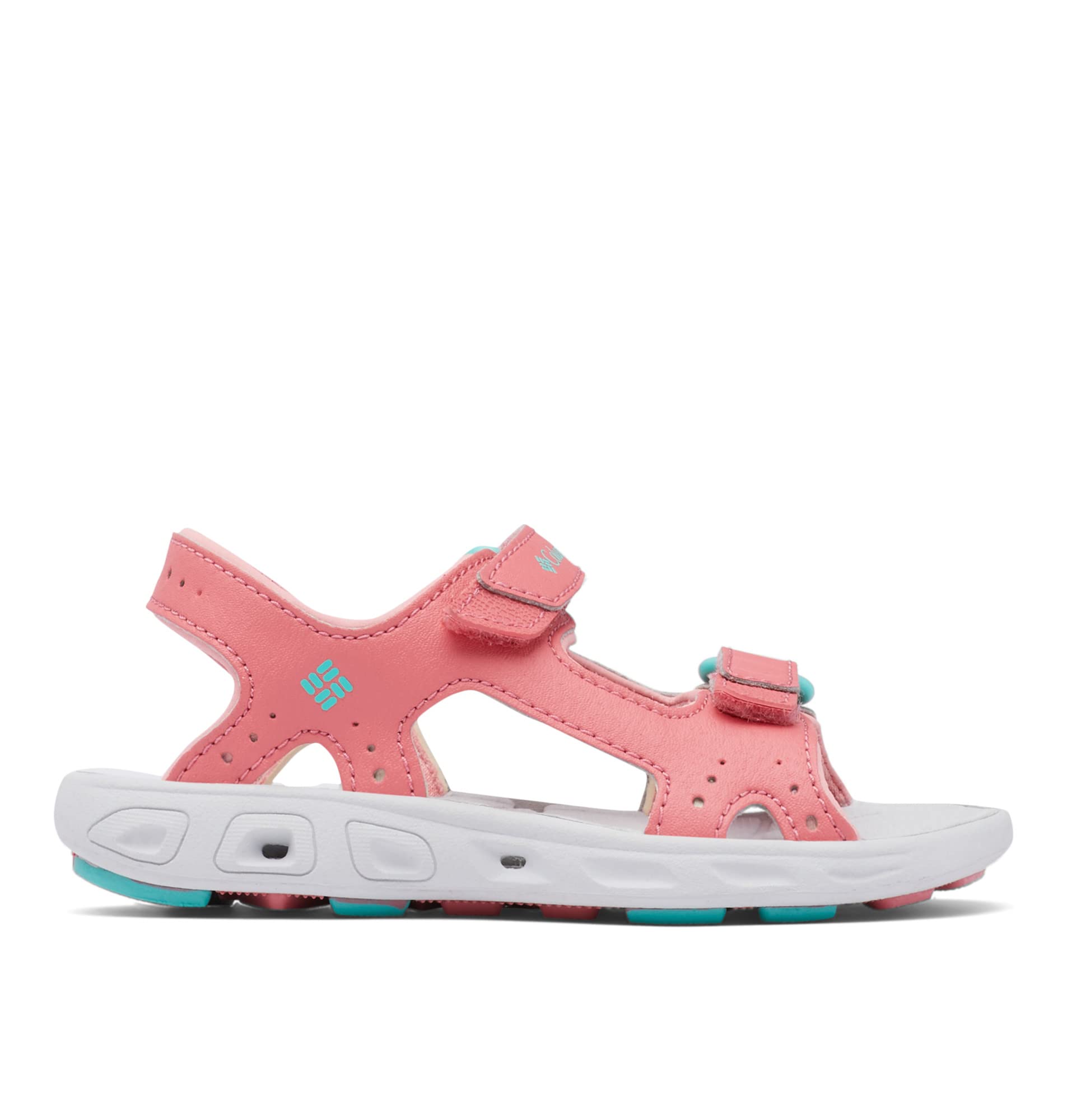 Columbia Childrens Techsun Vent Sandales De Randonnée Et Trekking pour Mixte enfant, Rouge (Wild Salmon x Dolphin), 25 EU