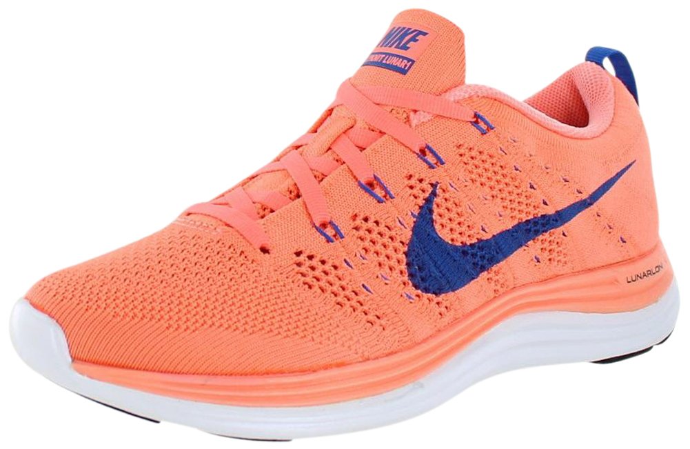 Nike Flyknit Lunar1 Womens Running Shoes Sneakers 554888 Pink Sz