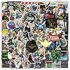 100 Piezas Stickers de Juego Cool de Cartoon The Legend of Zelda | Stickers de Vinilo Estéticos para Scrapbook, Journaling, Laptop, Bumper, Skateboard, Botellas de Agua, Computadora, Teléfono, Cartoon, Casco, Sticker para Auto 2