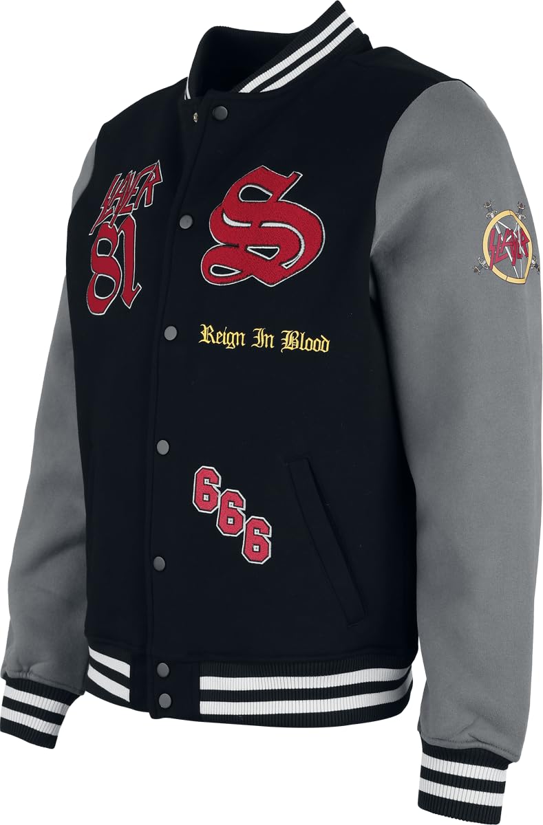 Slayer Reign In Blood Varsity Jacket Männer Collegejacke multicolor