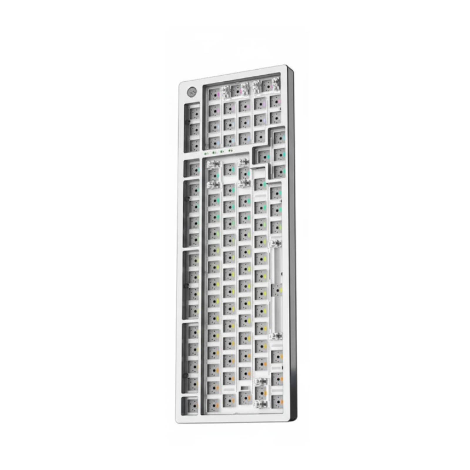 Tastiera Meccanica Tastiera 75 Kit Tastiera Meccanica Tastiera da Gaming in Lega di Alluminio con Dock 4K USB 3.0 Slot Memoria Ricarica 100W Accesso, Silv 98 Fingerprint