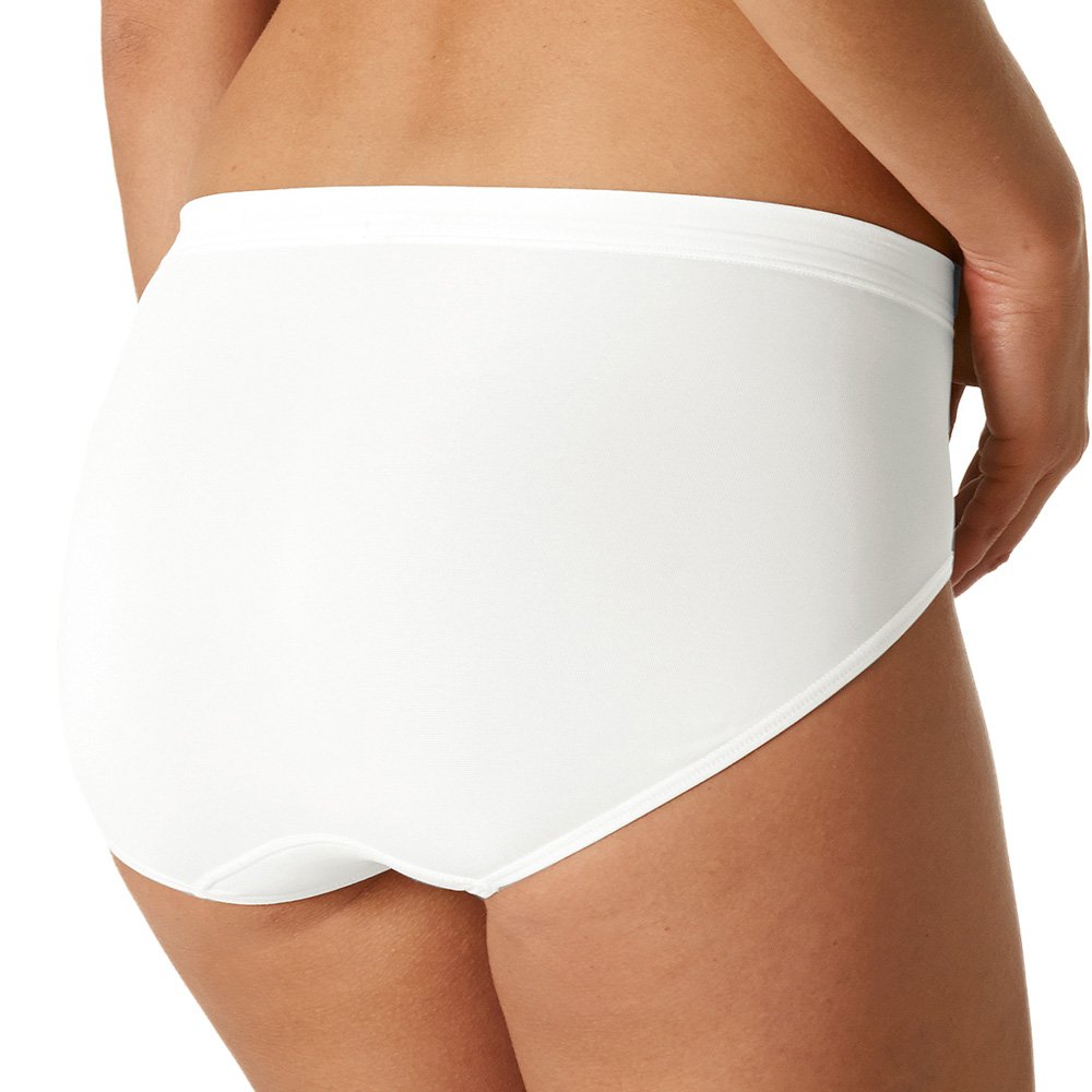 Mey 2er Pack Damen Taillen-Pants - 59209 Emotion - Farbe Weiß - Größe 48 - Slip ohne Seitennähte - Unterhose Große Größen - Maxislip - Taillenslip