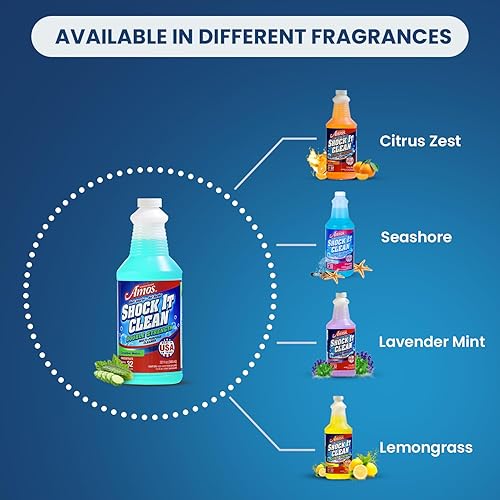 Miniatura 7 de Professor Amos Shock It Clean - Limpiador multiusos concentrado de doble fuerza, para alfombras, joyas, tapicería, cuero, quitamanchas y limpiador