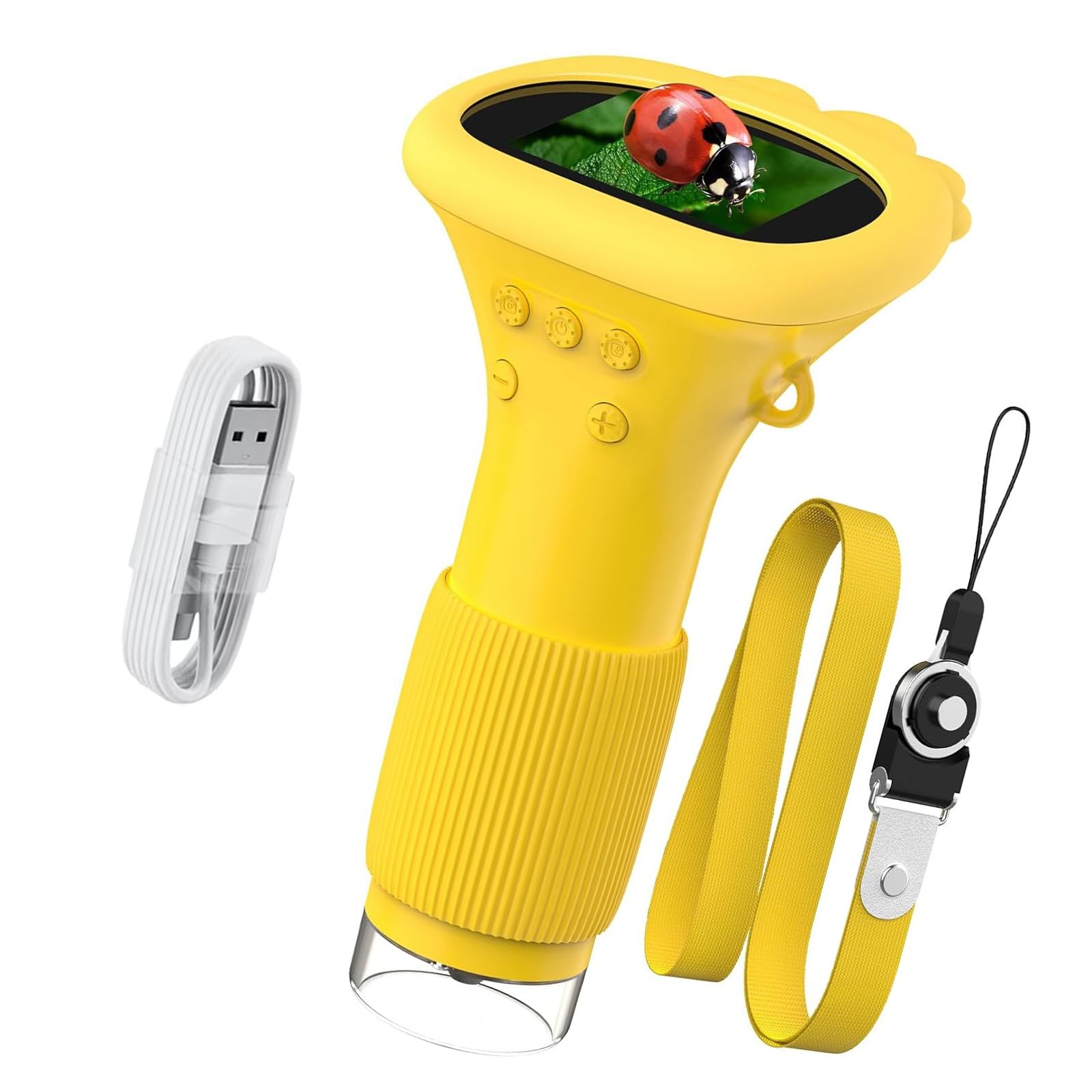 Kaeltsyn A Portable Usb Charging Microscope 1000X For Kids Featuring Camer And Video For Scientific Exploration Portable Digital Microscope