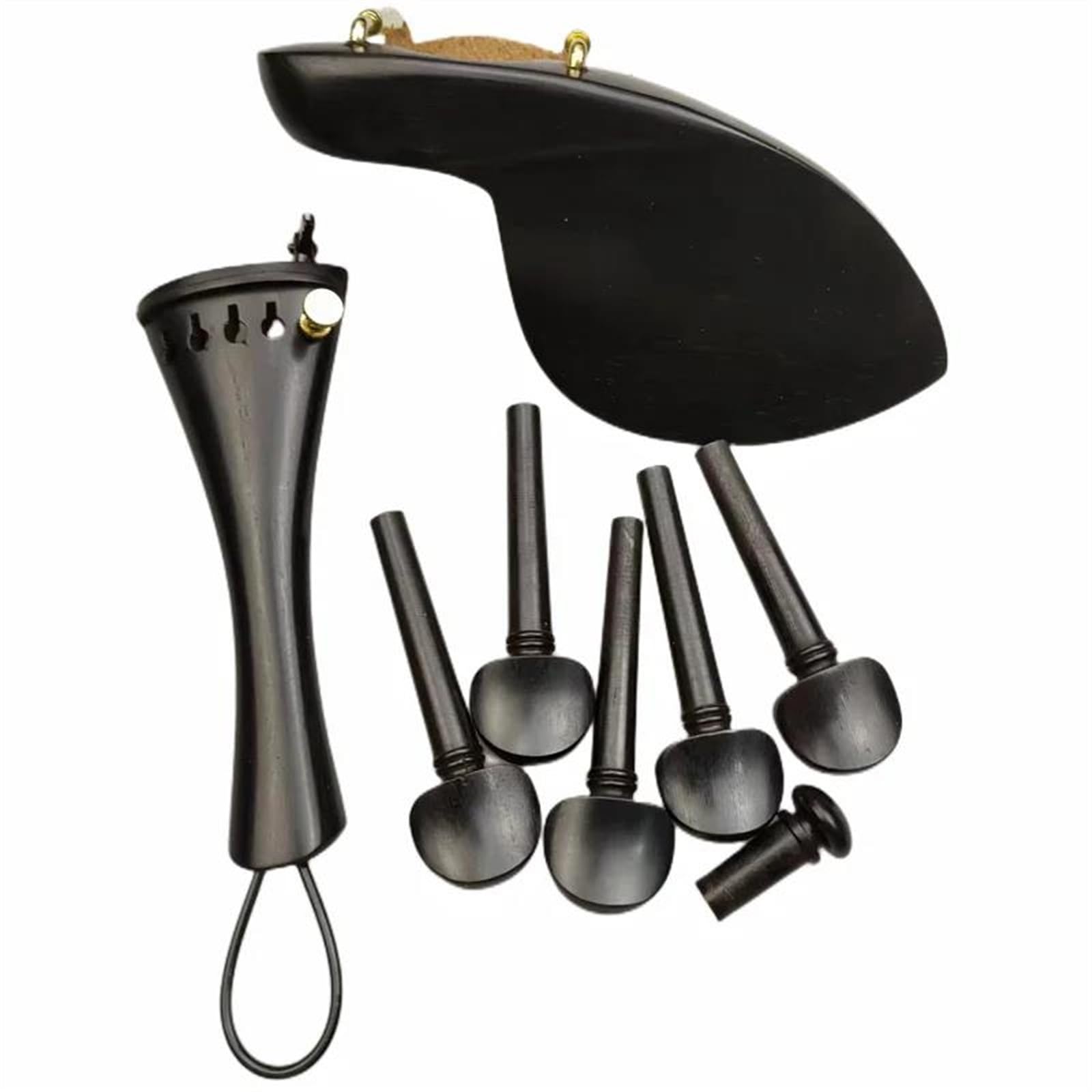 Parti di ricambio per violino Accessori Per Violino A 5 Corde Con Staffa Di Fissaggio Per Ferramenta Accordatore Fine Piroli Mentoniera