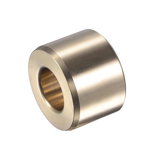 Miniatura 31 de uxcell Cojinetes de manguito 1" diámetro exterior 1-1/4" OD 1" longitud de latón fundido buje autolubricante