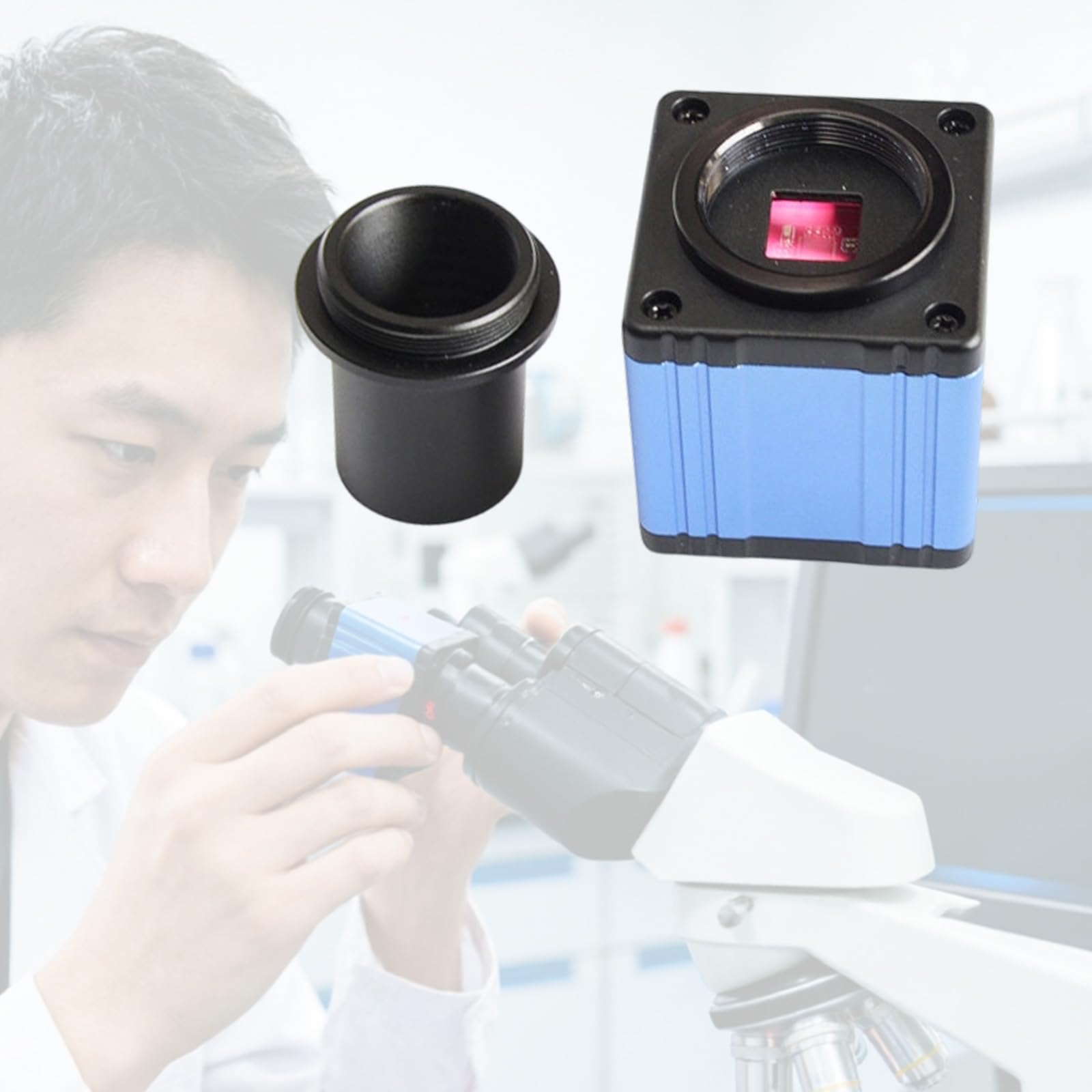 Oculare avanzato per fotocamera con interfacce USB per microscopi e telescopi che supportano la videocamera dello strumento di streaming video in diretta con elaborazione delle immagini