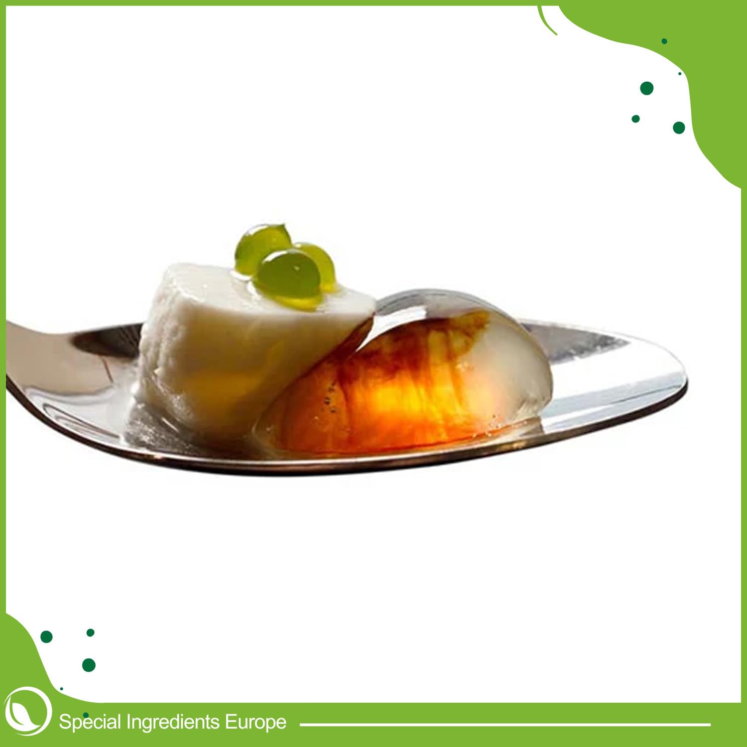 Alginate de gastronomie naturelle 250 g Qualité supérieure – Complément polyvalent pour la gastronomie (Étiquettes et instructions en allemand)