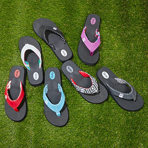 Image of Floopi Flip Flops for Women Flat Yoga Mat Thong Womens Sandals Ladies Beach Sandals with Indoor & Outdoor Anti Skid Soles